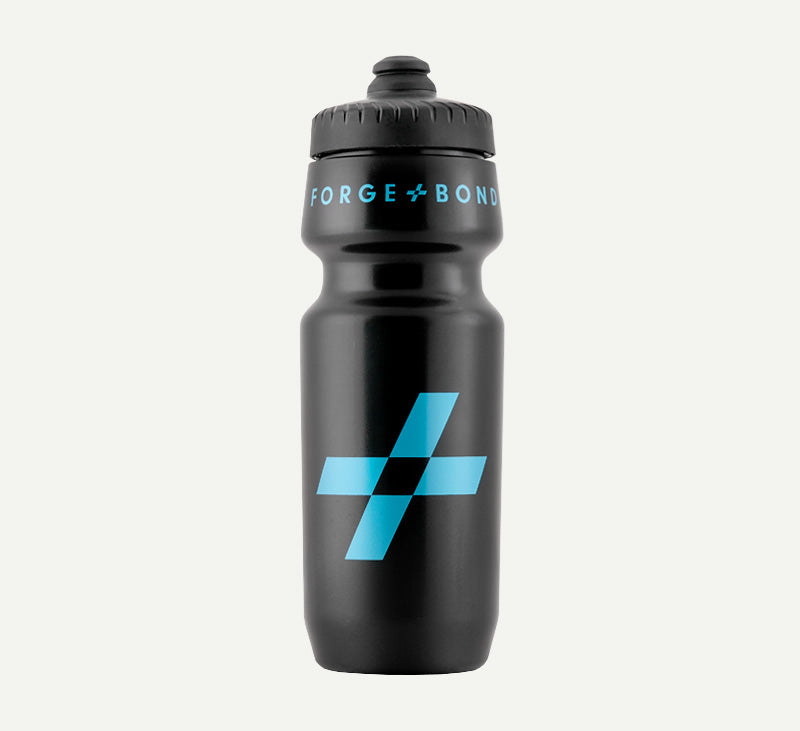 F+B Water Bottle black-blue