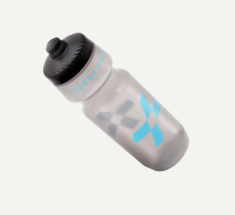F+B Water Bottle clear-blue