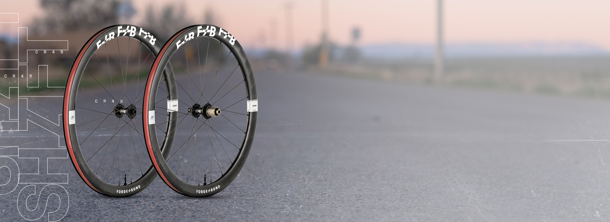 F+B SHIFT CR 45 | ALL ROAD WHEELSET – FORGE+BOND