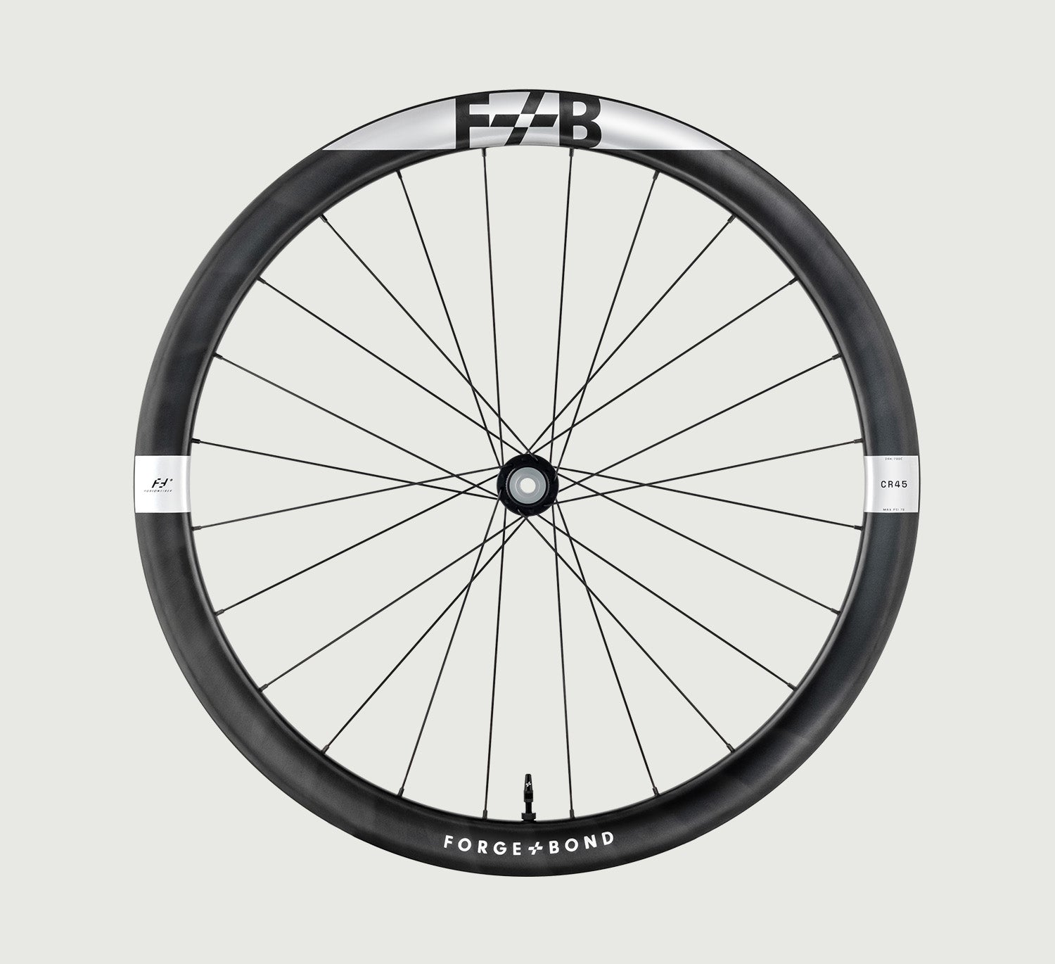 F+B 45 CR | All Road Bike Carbon Wheelset | FORGE+BOND